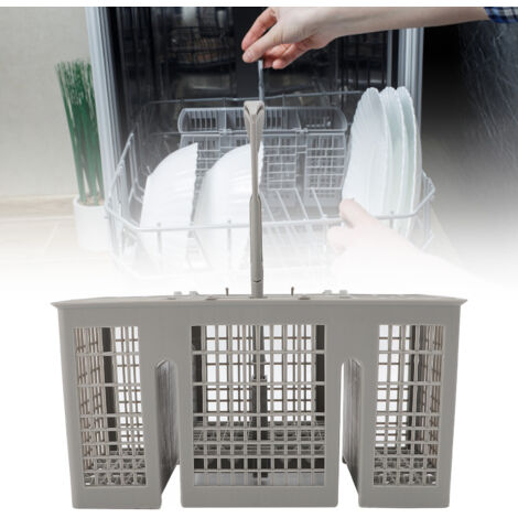 【Panier de Lave-vaisselle】 Contenant Multifonction Universel pour Utensiles de Cuisine et Couverts, Stockage Organisé en Plastique Résistant (1/5)