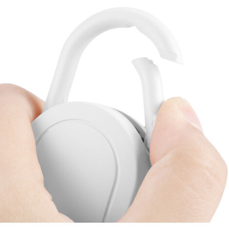 Mini Ventilateur Portable avec Bras Telescopique, USB Rechargeable pour Voyage et Bureau (Blanc) - ABS+PC, 3 Vitesses, Batterie Lithium 18650, Kit Complet avec Câble et Manuel (1/5)