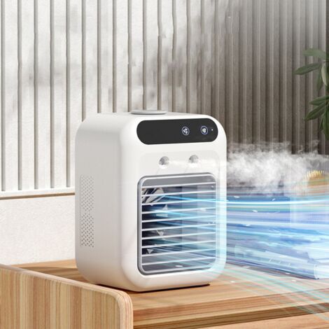 Ventilateur de Bureau Mini Humidification Air Cooler Table Ventilateur Humidificateur Portable 500ml ABS [ABS] [500ml] [Humidification Air Cooler Table] (1/5)