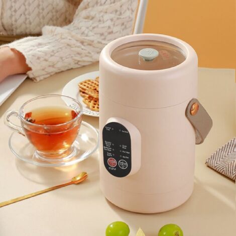 Cuiseur électrique Mini - Pot de cuisson portable avec couvercle transparent pour riz, œufs, nouilles, porridge - Marque Pro Cuisine [MCP-5] - ABS/Silicone - 20.8cm
