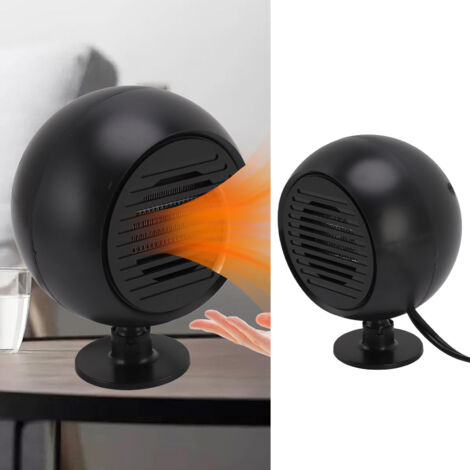 Réchauffeur Voiture 12V Puissance 150W/200W ABS Rotation 360° Noir avec Dégivreur Pare-brise Haute Performance Multi-Angle (1/5)
