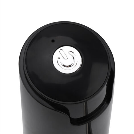 Pompe à eau USB rechargeable pour bouteilles, modèle noir, ABS et 304 inox, 5W, pour maison bureau cuisine. (1/5)