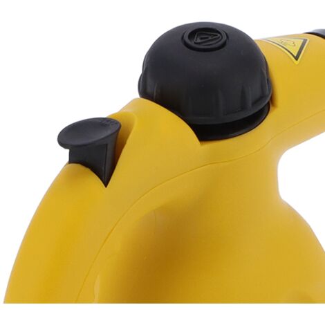 Nettoyeur à Vapeur Portable Puissant 300KPA, ABS, Jaune/Noir, Kit Complet avec Hoses et Accessoires (1/5)