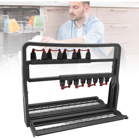 Panier de couverts pour Lave-vaisselle PP Panier multifonctionnel pour verres et couteaux Panier à ustensiles pour lave-vaisselle (1/5)