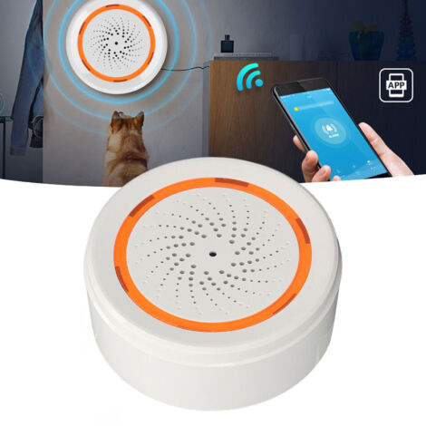 Alarme Audible Zigbee 3.0 - 90db Alarme Intelligente Avec Alarmes Prédéfinies - Sirene Smart Sans Fil Pour Sécurité Maison