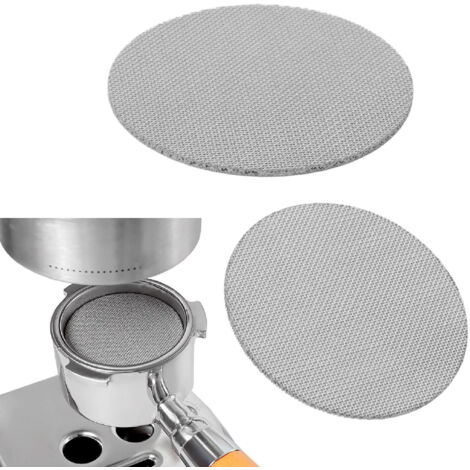 Ecran de Distribution Secondaire pour Café - Set 2 Pièces - Diamètre 53mm - Grille Stainless Steel 1mm - Pour Portafilter (1/5)