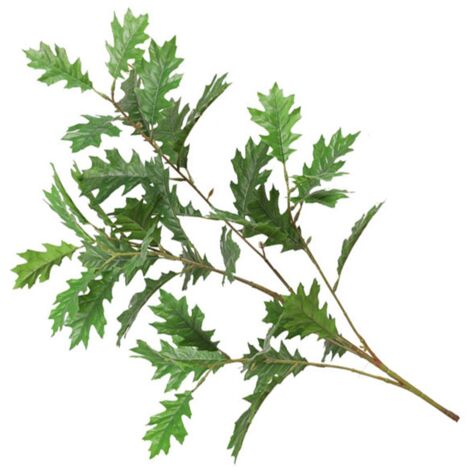 [Feuilles de Chêne Artificiel] - Feuilles de Luxe en Soie Similé, Tiges Flexibles Métalliques, 6 branches, 41 feuilles, 94cm, pour Décor d'Interieur Naturel
