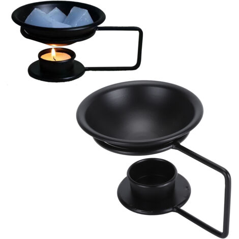 Iron Wax Melter [Fonte Fer] Professional 100ml avec Support - Conduction Rapide pour Wax, Candles et Fragrance Oil, 220g en fer (1/5)