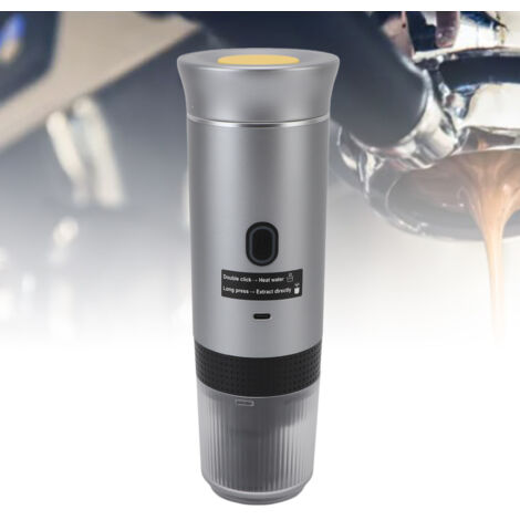 Machine à Café Portable Automatique - Machine à Café Voyage 304 Stainless Steel 120ml pour Camping Bureau Maison
