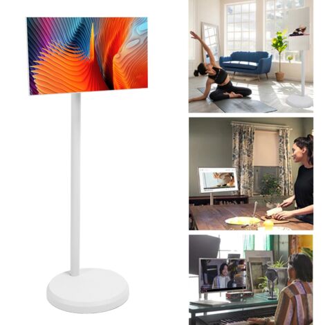 Télévision Mobile Rotative 21.5 Pouces Tactile LCD HD Android BT 6G 128G Roues Silencieuses pour Streaming Live (1/5)