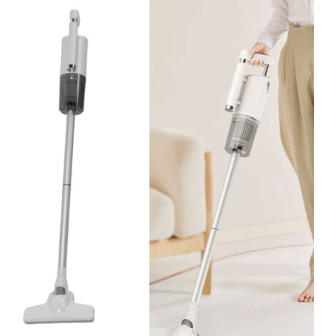 Aspirateur portable sans fil 60W 7.4V Wet Dry pour maison auto blanc ABS aluminium (1/5)