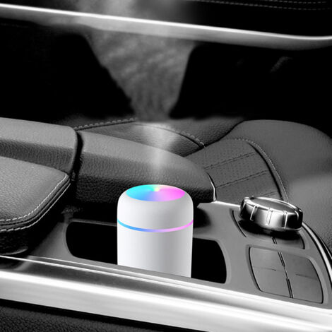 Humidificateur USB 300ML Mini Humidificateur d'Air avec Lumière de Nuit pour Bureau et Chambre (1/5)