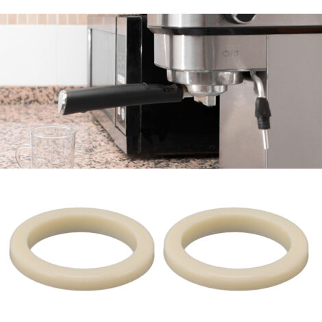 Jonc de Silicone pour Machine à Café, 54mm, Beige, pour Séries 8 870/878/880/860/840, 2 Pièces (1/5)