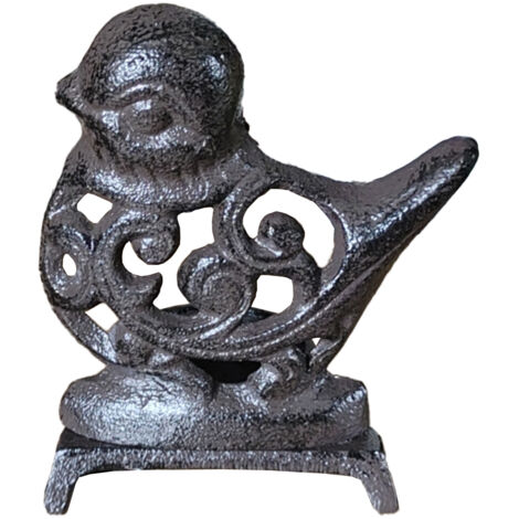 Bougie animal sculptée en fer forgé - Oiseau ajouré parfumé pour décoration intérieure (1/5)