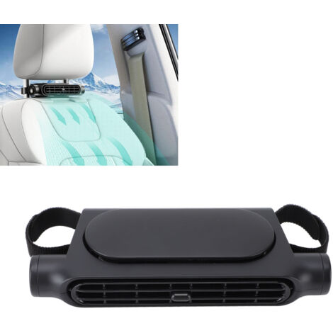 Ventilateur de siège auto USB Turbo - Souffleur turbo sans lame pour siège auto ou siège enfant, sécurité, multifonctionnel, refroidissement efficace
