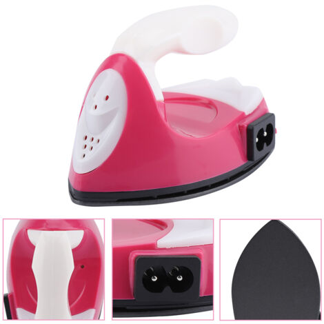 Fer à repasser portable mini pour textiles DIY et artisanat, avec chauffage céramique à température constante de 180°C et revêtement téflon (1/5)