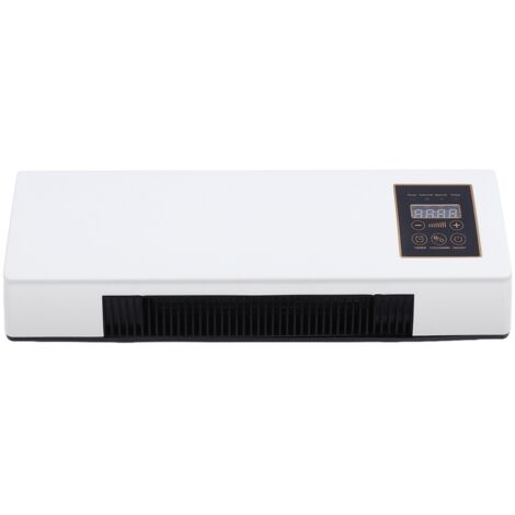 Climatiseur mural Mini AC Fan avec fonction chauffage, contrôle silencieux et télécommande, pour maison et camping, avec prise UK 220V
