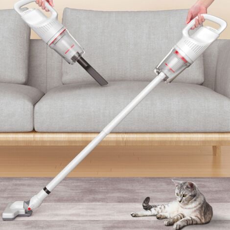 Aspirateur sans fil Ultra-Puissant 12000Pa Haute Suction 39800 rpm, avec Brosse de Sol Rotative 360° et Accessoires pour Voiture (1/5)