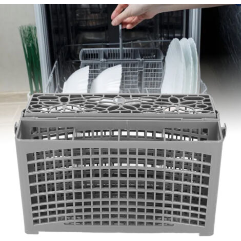 Panier à ustensiles universel pour lave-vaisselle, plastique PP, dimensions 23x13 cm, adaptable Bosch Maytag Frigidaire GE (1/5)