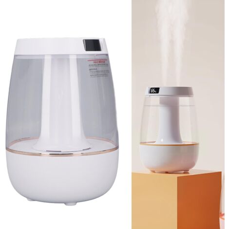 Humidificateur d'Air Blanc Double Spray USB Silencieux 3L Grande Capacité pour Bureau Maison (1/5)