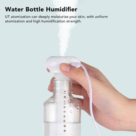 Ultrasonique Humidificateur Silent Blanc Portatif eau Humidificateur pour Maison Bureau Auto (1/5)