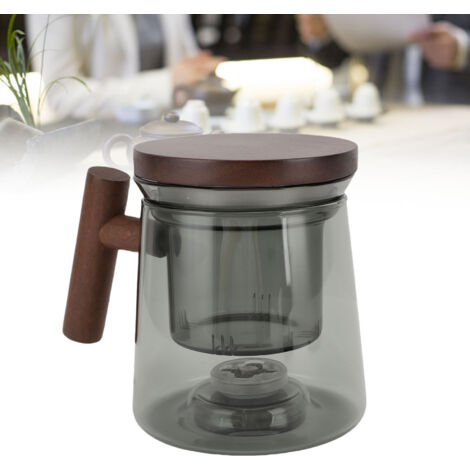 Théière à Hydrogène 500ml - Générateur Membrane Protonique Anode Coating - Bouilloire à Infusion Séparée Verre Premium 6000-8000ppb - Entretien Facile (1/5)
