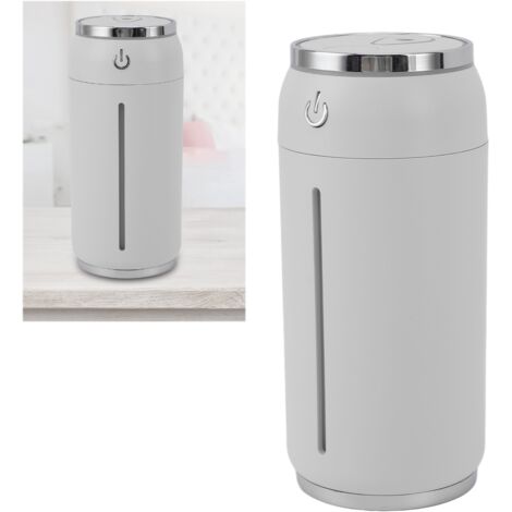 [Mini Humidifier] Humidificateur USB Mini Compact Portable avec 7 Lumières Colorées pour Bureau Voiture Chambre Blanc ABS (Lot de 4) (1/5)