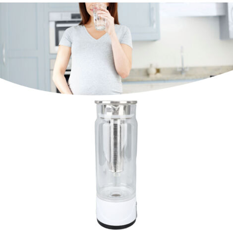 Carafe Générateur d'Eau Hydrogéné Riche Machine YKS-K1 avec Infuseur de Thé 1000ml Capacité 1000‑1500ppb Touche Tactile pour Maison Bureau (1/5)
