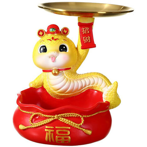 Plateau à Serpent Collection 1110 - Cadeau Feng Shui pour Bureau & Décoration Maison (1/5)