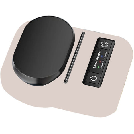 Imprimante d'étiquettes thermique portable multifonction - Machine à imprimer claire pour la maison, le magasin et l'office - ABS, 352g, rose