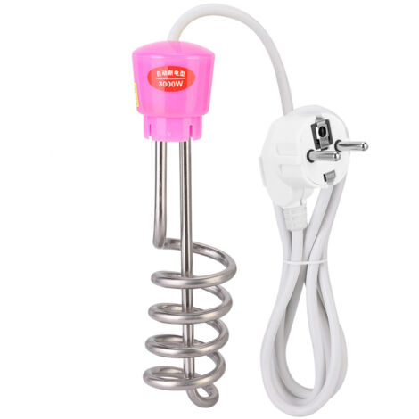 Chauffeau d'Immersion Électrique avec Tube Spirale 3000W - Auto-Désactivation à 70°C, PVC + Cuivre, Sécurité Totale (1/5)