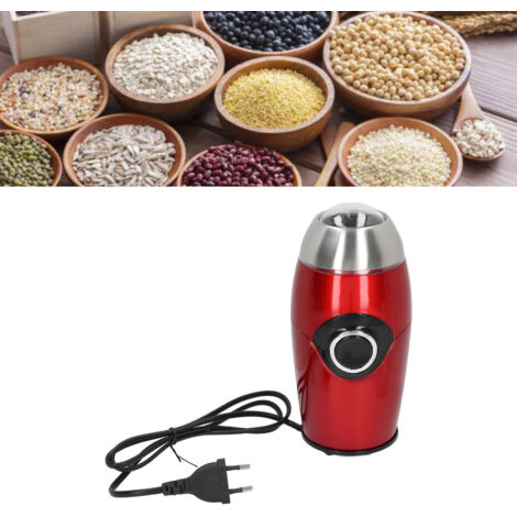 Moulin à café électrique broyeur multifonction pour grains, herbes et épices avec lame en stainless steel et bol résistant aux machines de lavage (1/5)