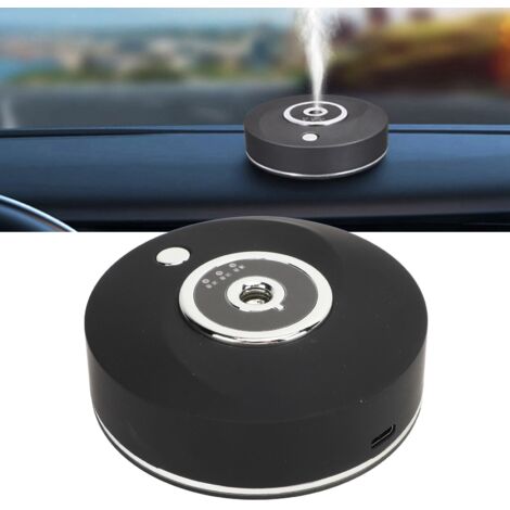 Diffuseur de Fragrances pour Voiture - Diffuseur d'Huiles Essentielles avec 3 Modes de Pulvérisation pour Voiture, Bureau et Maison - ABS, 300mAh, 88x30mm, USB (1/5)