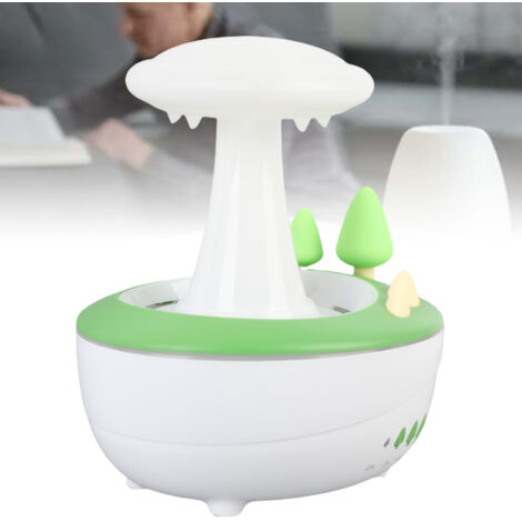 Humidificateur à Ultrasons à LED 7 Couleurs Diffuseur Huiles Essentielles 280ml Timer 2/4/8h Silencieux 30dB US Plug 100-240V (1/5)