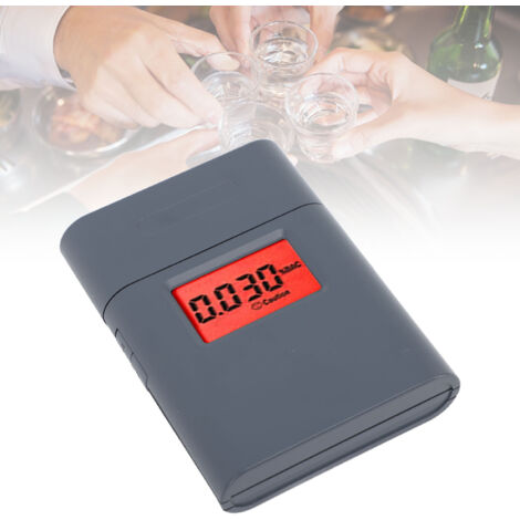 Éthylotest [LCD] Étanche à L'Air Étalonné pour Conducteurs - Blow Type à Batteries AAA avec 5 Embouts et Fonction Auto-Shutdown (1/5)