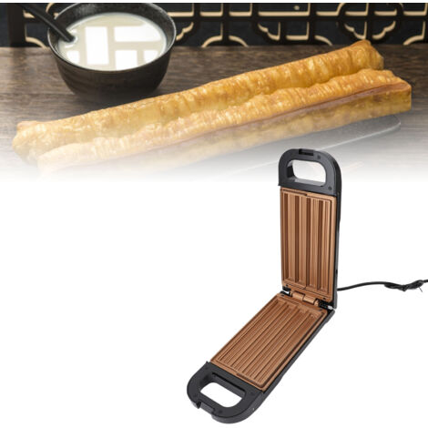 Machine à Churros Électrique 850W Double Face Antiadhésive Lavage Facile pour Waffle Stick 110V US (1/5)