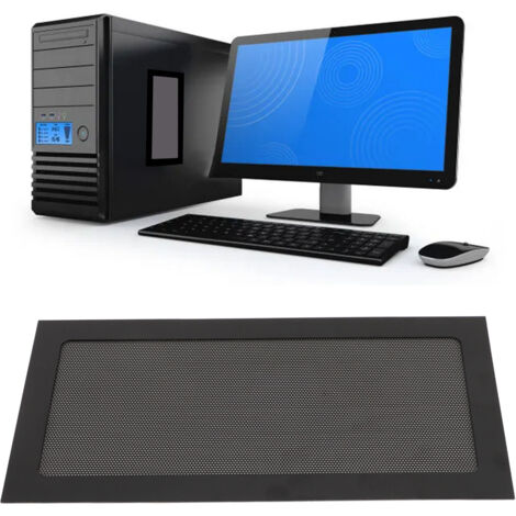 Filtre à poussière magnétique PVC 120x240mm pour ventilateur PC (2 pièces) - Grilles de filtration anti-dust à cadre droit pour chassis (1/5)