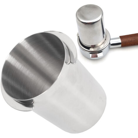 Dosette à Café 58mm en Acier Inoxydable Poli pour Porte-Filtre, Capacité 120ml, Feeder pour Café en Argent (1/5)