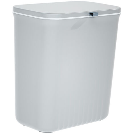 Poubelle murale étanche compacte plastique Slim - Boite 100x200x300mm pour cuisine/salle de bains (1/5)
