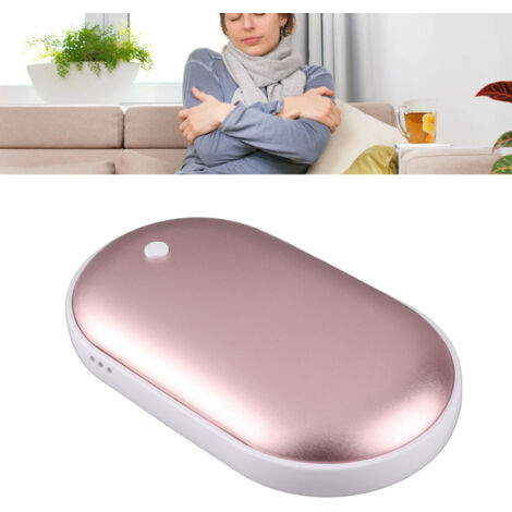 Maintenez vos mains au chaud avec ce mini chargeur USB alliage aluminium de 2400mAh et ses composants d'accompagnement. (1/5)