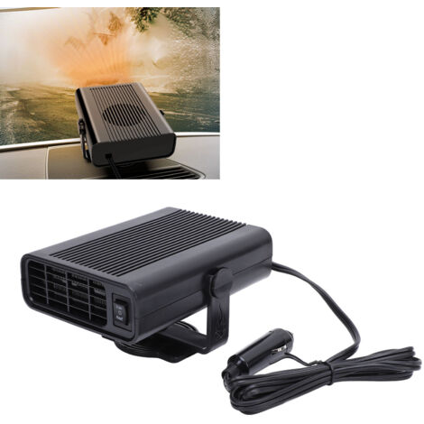 Chauffage automobile - Défroster et dégivreur de pare-brise portable - 120W - Sécurité renforcée - Rapide - Noir - 24V (1/5)