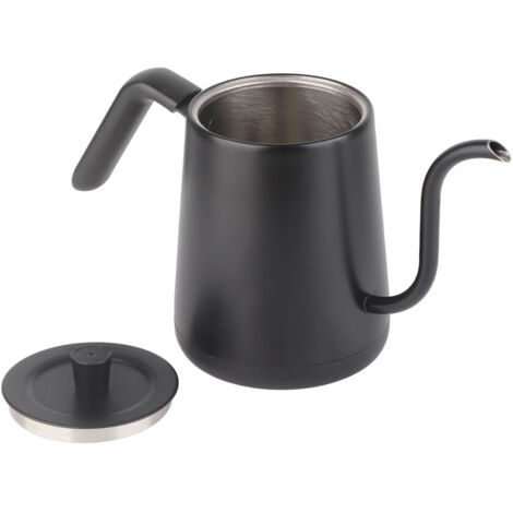 Bouilloire Électrique Bec de Cygne en Acier Inoxydable pour Café Infusion à Thé Contrôle Température Automatique Noir CN 220V (1/5)