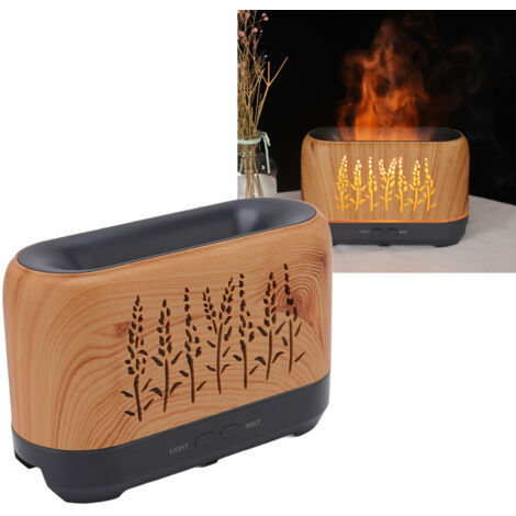 Diffuseur d'Humidificateur Flame 200ml Aromatherapie Portable Silence avec Contrôle à Distance pour Maison Bureau Yoga 100‑240V EU Plug (1/5)