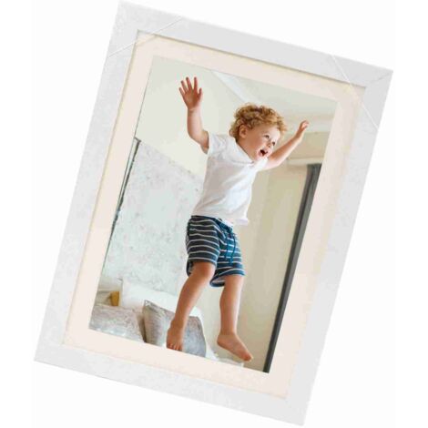 Cadre photo bois multifonction flip-top tableau peinture encadrement DIY enfants (1/5)