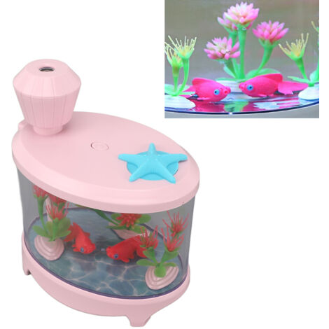 HUMIDIFICATEUR MINI À ÉLÉMENTS PISCINE [ABS, 460ML] - MINIATURE SILENCE ET BUREAU AROMATHERAPIE. (1/5)