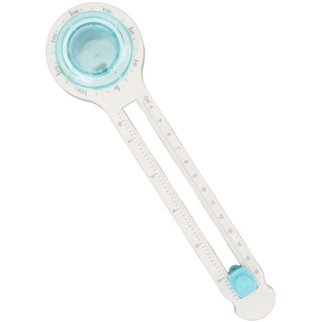 Decoupeur circulaire rotation 360° taille 8-32cm - Coupe-papier portable circulaire multifonctionnel pour scrapbooking et projets artistiques (1/5)