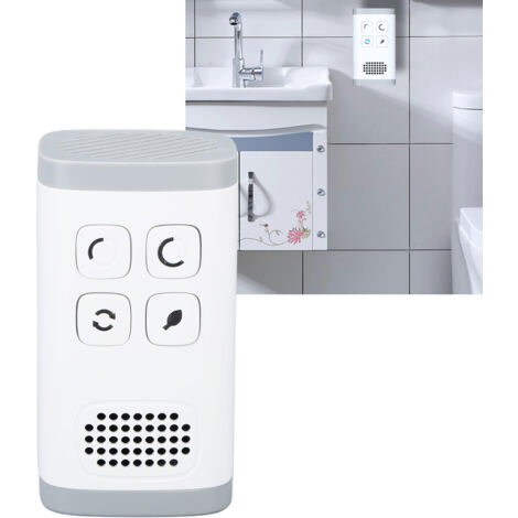 Purificateur d'air ioniseur ABS blanc 138g pour ménage, salon, salle de bain et animaux - 28 millions ions négatifs, 120mg/h oxygène actif, 2.5W, 110‑240V EU Plug (1/5)