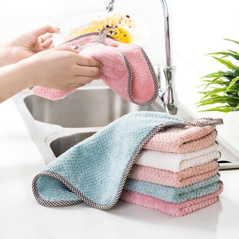 [Torchon de cuisine] + [AceClean] + [Modèle Corail] + [Lavable avec anneau de suspension] (1/5)