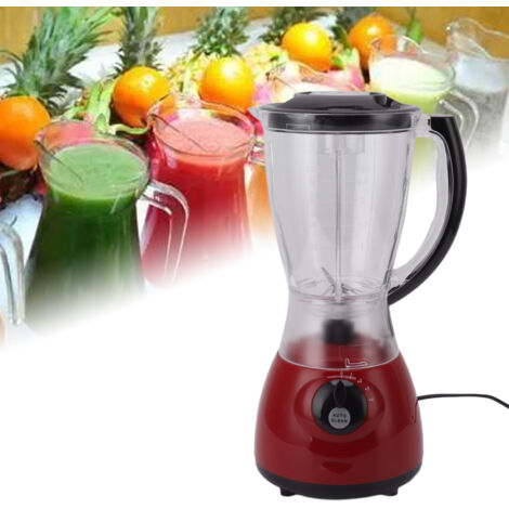 Mixer électrique 450W multifonction avec deux récipients (1500ml et 300ml) et lames en acier inoxydable pour cuisine, restaurant ou bureau (1/5)