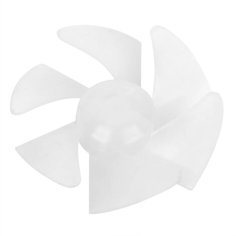 Mini Ventilateur Plastique - 10 Pales pour Motor Axe Diamètre 2.1-2.3mm, Dimensions 51x51x13mm, Set de Remplacement (1/5)